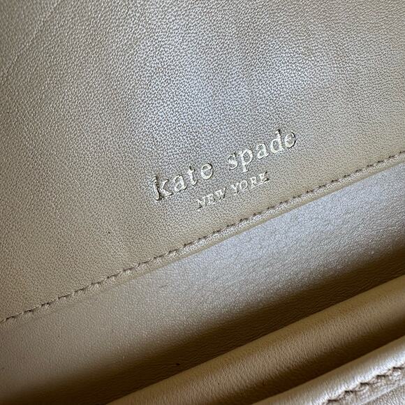 Kate Spade Long Trifold Black Leather Wallet - Picture 8 of 16